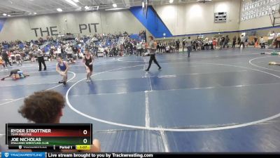 110 lbs Quarterfinal - Joe Nicholas, Stallions Wrestling Club vs Ryder Strottner, Team Prestige