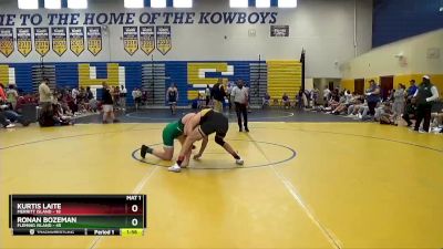 170 lbs Semifinals (8 Team) - Ronan Bozeman, Fleming Island vs Kurtis Laite, Merritt Island