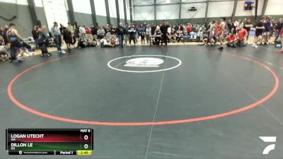 145 lbs Cons. Round 4 - Logan Utecht, WA vs Dillon Le, OR