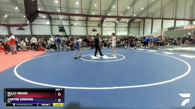 113 lbs Champ. Round 2 - Sully DeHan, WA vs Carter Dawson, OR