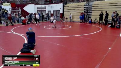 52-54 lbs Round 3 - Trystyn Snow, Beech Grove WC vs Korban Moe, Contenders WA