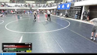 120 lbs Cons. Round 2 - BROCK STORTZ, Waukon Indian Wrestling vs James Headrick, CIWC/Team Intensity