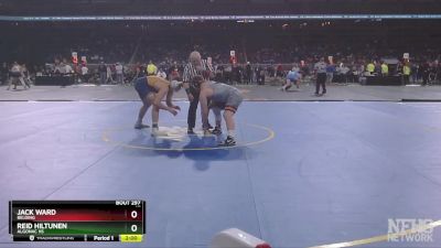 D3-215 lbs Semifinal - Jack Ward, Belding vs Reid Hiltunen, Algonac HS