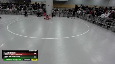 114 lbs Cons. Round 3 - Hayden Albaugh, Iowa vs Lane Hague, Victory School Of Wrestling