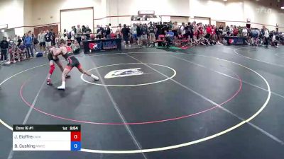 65 kg Cons 16 #1 - Jack Gioffre, Cavalier Wrestling Club vs Blake Cushing, Nebraska Wrestling Training Center