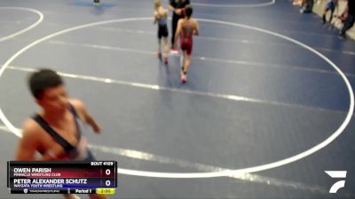 77 lbs Semifinal - Owen Parish, Pinnacle Wrestling Club vs Peter Alexander Schutz, Wayzata Youth Wrestling