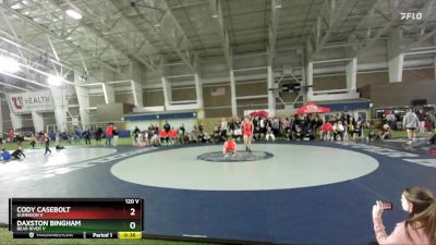 120 V 7th Place Match - Daxston Bingham, Bear River V vs Cody Casebolt, Gunnison V