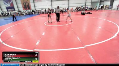 100 lbs Rd# 7- 10:45am Saturday Final Pool - Joseph DePaolo, PA Gold vs Alex Baden, Team Ohio