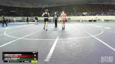 5A-215 lbs Quarterfinal - Colyn Donnelly, Elgin Public Schools vs Abraham Fudeyev, Coweta Public School