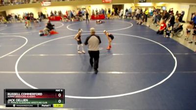 67 lbs Quarterfinal - Russell Commerford, Summit Wrestling Academy vs Jack Oellien, St. Francis Gladiators Wrestling Club