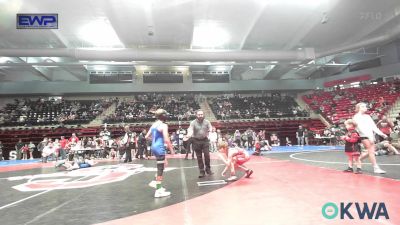 84 lbs Quarterfinal - Easton Allen, Barnsdall Youth Wrestling vs Jagger Freeman, Dark Cloud Wrestling Club