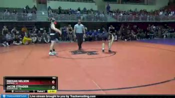 182 lbs Round 2 (3 Team) - Jacob Strader, Bennington vs Deegan Nelson, Beatrice