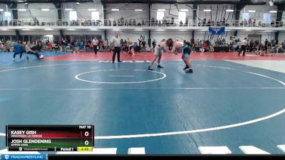 Silver 197 lbs Cons. Semi - Kasey Gish, Wisconsin-La Crosse vs Josh Glendening, Upper Iowa