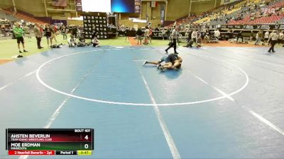 126 lbs Cons. Round 3 - Moe Erdman, Minnesota vs Ahsten Beverlin, Team Idaho Wrestling Club