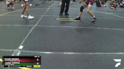 170 lbs Round 1 - Kyler Crooks, Falcon Wrestling Club vs Caden Thomas, Untouchables