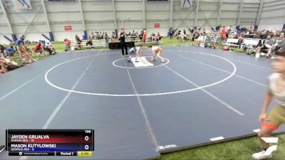 106 lbs Round 1 (8 Team) - Jayden Grijalva, Kansas Red vs Mason Kutylowski, Georgia RED