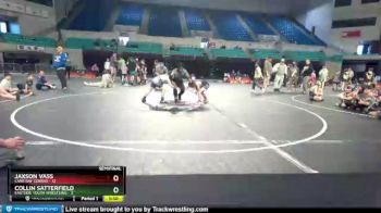 55 lbs Semis (4 Team) - Jaxson Vass, Cane Bay Cobras vs Collin Satterfield, Eastside Youth Wrestling