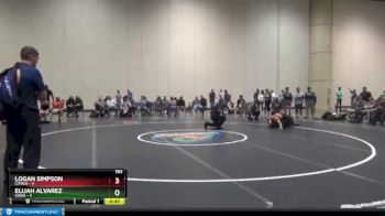 163 lbs 2nd Wrestleback (16 Team) - Logan Simpson, Citrus vs Elijah Alvarez, SOWA