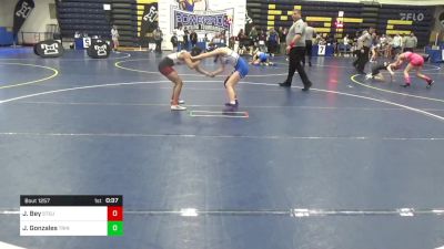 100 lbs Consy 5 - Jahmiah Bey, Steubenville-OH vs Jordan Gonzales, Trinity