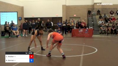 50 kg 7th Place - Caitlyn Walker, Team Pennsylvania vs Angelina Gomez, Team Georgia