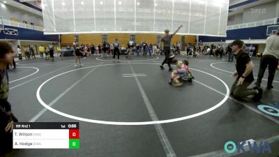 55 lbs Rr Rnd 1 - Tatum Wilson, Choctaw Ironman Youth Wrestling vs Asher Hodge, Standfast