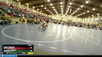 77 lbs Finals (2 Team) - Quade Probst, Utah Green vs JACK THRUSH, West Coast Riders
