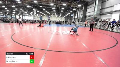 85 lbs Quarterfinal - Samuel Floody, RI vs Will Hughes, GA