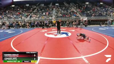 56 lbs Cons. Round 6 - Kamden Keeley, Casper Wrestling Club vs Connor Wipf, Cody Wrestling Club