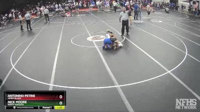 4A 120 lbs Quarterfinal - Nick Moore, North Augusta vs Antonino Petrie, James Island