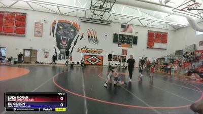 71 lbs Round 1 - Luka Moran, Billings Wrestling Club vs Eli Gideon, Cody Wrestling Club