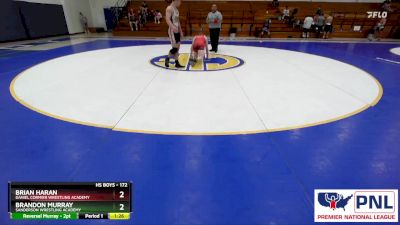 172 lbs Round 2 - Brian Haran, Daniel Cormier Wrestling Academy vs Brandon Murray, Sanderson Wrestling Academy