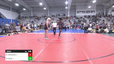285 lbs Quarterfinal - Naa'sir Edmonds, VA vs Mason Blue, NC