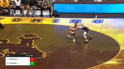 157 lbs Luke Weiland, Army vs Jed Loveless, Wyoming