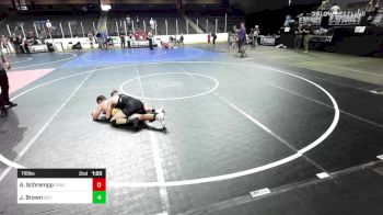 116 lbs 3rd Place - Aiden Schrempp, Canton C Hawks vs Jet Brown, CB Trained