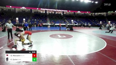 113 lbs Quarterfinal - Derek Marcolini, Milford vs Ethan Quinn, Simsbury