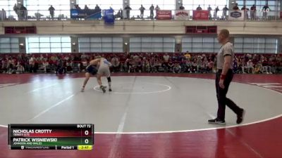 165 lbs Champ. Round 2 - Patrick Wisniewski, Johnson And Wales vs Nicholas Crotty, Trinity (CT)