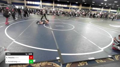 69 lbs Consi Of 8 #1 - Knox Peasley, Omak Wrecking Crew Wrestling vs Cruz Armstrong, Sublime