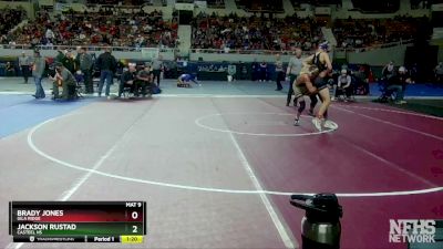 D1-126 lbs Semifinal - Brady Jones, Gila Ridge vs Jackson Rustad, Casteel HS