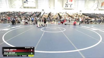 87 lbs Cons. Round 3 - Daniel Bretch, Club Not Listed vs Isaac Becker, Fulton Wrestling Club