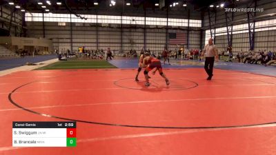 Consolation - Sebas Swiggum, Unattached-Minnesota vs Ben Brancale, Minnesota