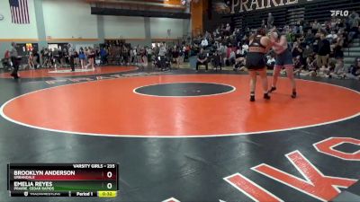 235 lbs Cons. Round 2 - Brooklyn Anderson, Urbandale vs Emelia Reyes, Prairie, Cedar Rapids