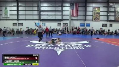 85 lbs Round 1 (4 Team) - Madden Harris, LEXINGTON WRESTLING CLUB vs Ryan Hatley, BELIEVE TO ACHIEVE WRESTLING CLUB