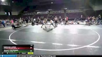 130 lbs Round 3 (10 Team) - Waylon Lopez, Victory Training Center vs Isaiah Vialpando, Pueblo All Stars