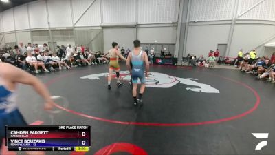 152 lbs Placement Matches (16 Team) - Camden Padgett, Kansas Blue vs Vince Bouzakis, Pennsylvania