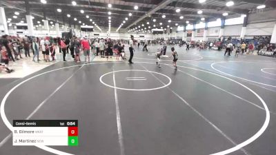 65 lbs Consolation - Braxton Gilmore, Western Slope Warriors vs Jacob Martinez, New Mexico