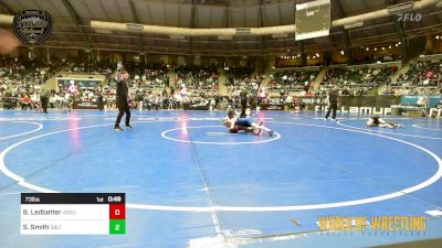 73 lbs Consi Of 16 #1 - Bennett Ledbetter, Assumption Elite vs Sam Smith, Sebolt Wrestling Academy