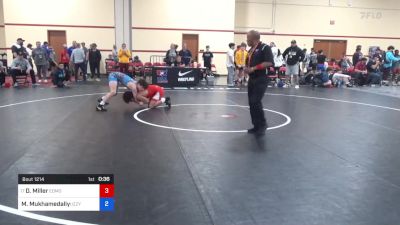 60 kg Rnd Of 64 - Devon Miller, Edmond North High School Wrestling vs Maksim Mukhamedaliyev, Izzy Style Wrestling