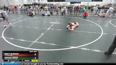 138 lbs Cons. Round 4 - Keegan Green, Lions Wrestling Club vs Brett Burgess, 3F Wrestling