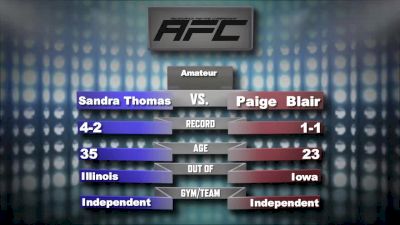 Sandra Thomas vs Paige Blair - AFC 15