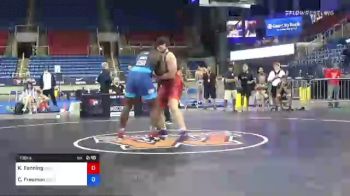 130 kg Rr Rnd 5 - Keaton Fanning, NMU-National Training Center vs Courtney Freeman, Marines